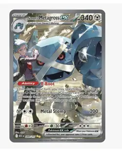 Steven's Metagross EX 289/217 Ascended Heroes Pokemon NM - Image 1
