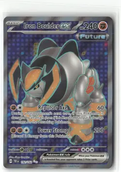 Pokemon Iron Boulder ex - Ultra Rare SV05: Temporal Forces 192/162 - Image 1