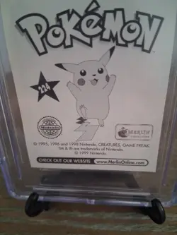 1998 Pokemon Merlin Golem Series 1-224 CGC Graded 8.5 NM + - Image 3