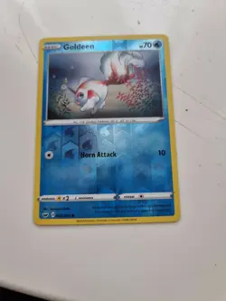 Pokemon Goldeen 045/202 Sword And Shield Reverse Holo Common - Image 1