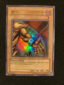 Left Arm of the Forbidden One (LOB-123) The Legend of Blue Eyes White Dragon - Image 1