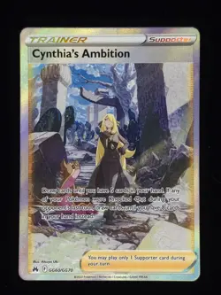 Cynthia's Ambition GG60/GG70 Pokemon Crown Zenith: Galarian Gallery NM 🔥 - Image 1