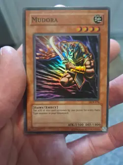 Yugioh Mudora DCR-076 Super (NM) (Bonus Card included) - Image 1