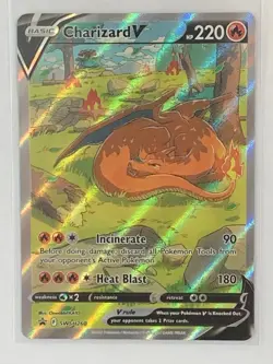 Charizard V - SWSH260 - Pokemon TCG Sword & Shield Promo Ultra Rare Holo Card NM - Image 1