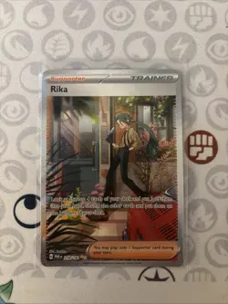 Pokemon TCG Rika 258 Paradox Rift Trainer Special Illustration Card 258/182 - Image 1