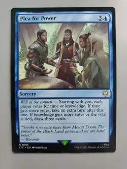 MTG Plea for Power Commander: LotR: Tales of Middle-earth 0195 Regular Rare - Image 1