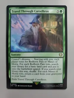 MTG Travel Through Caradhras Commander: LotR: Tales of Middle-earth 44 Reg Rare - Image 1