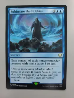 MTG Subjugate the Hobbits Tales of Middle-earth Commander 0024 Regular Rare - Image 1