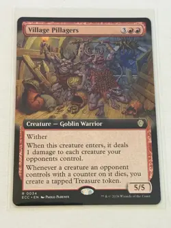Village Pillagers Extended Art Lorwyn Eclipsed Commander 34 - Image 1