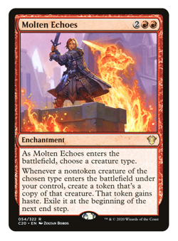 MTG - 1 x Molten Echoes - Rare Enchantment - Commander 2020 (C20) - M/NM - Image 1