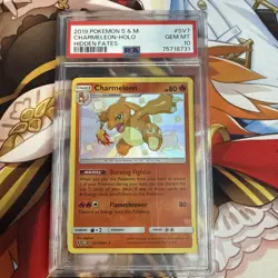 2019 Pokemon Hidden Fates SHINY CHARMELEON GX SV7/SV94 PSA 10 GEM MINT - Image 1
