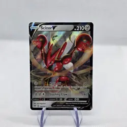 Scizor V 118/189 (NM) - SWSH03: Darkness Ablaze - Ultra Rare - Pokemon TCG - Image 1