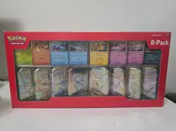 2x Pokemon TCG Prismatic Evolutions Costco 8 Mini-Tin Bundle (16 Tins Total) - Image 5