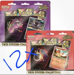Pokemon TCG Ascended Heroes Tech Sticker Collection Display Case New & Sealed - Image 2