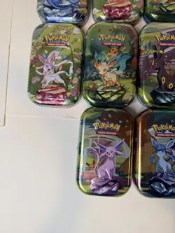 Pokemon TCG - Empty Tin Lot - 14 EMPTY Tins from the Prismatic Evolutions Set - Image 3