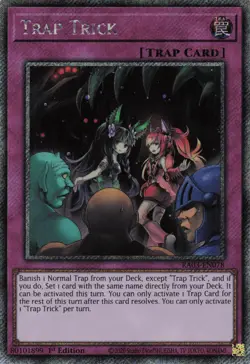 Yugioh Trap Trick RA03-EN078 - Platinum Secret Rare - Image 1