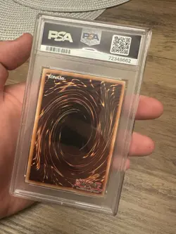 Yugioh Venominaga The Deity Of Poisonous Snakes Secret Rare TAEV PSA 9 - Image 2