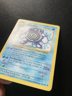 Poliwhirl Shadowless Base Set Pokemon TCG 38/102 Unlimited Uncommon HP - Image 2