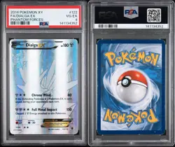 Pokemon TCG Dialga EX Full Art 122/119 Secret Rare Card PSA 4 Near Mint - Image 3