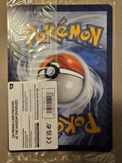 Pokemon TCG Pikachu National History Museum. Sealed Jumbo Promo card. Will Ship - Image 2