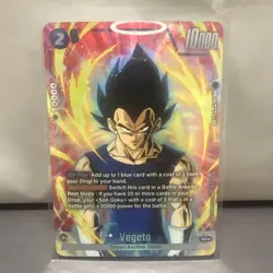 Vegeta FB05-038 Alternate Art New Adventure Dragon Ball Super TCG Card - Image 1