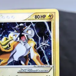 Pokemon Raikou Gold Star 114/115 Unseen Forces Holo LP Lightly Played TCG - Image 4