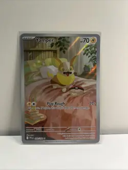 Pokemon TCG Holo Yamper Phantismal Flames 99/94 Rare NM - Image 1