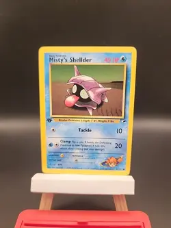 1st Edition Pokemon Misty’s Shellder Gym Heroes 89/132 WOTC 2000 Vintage Common - Image 1