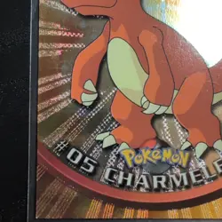 1999 Topps Pokemon TV #05 Charmeleon Silver Foil Black Logo (Rays 2nd Print) - Image 4