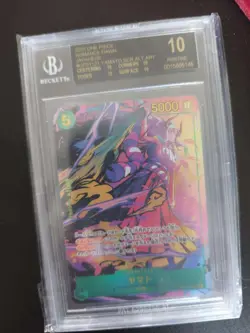 Yamato OP01-121 BGS 10 BLACK LABEL Romance Dawn SCR ALTT ARTOne Piece, Japanese - Image 1