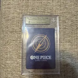 2023 One Piece Paramount War English UTA Sec Alt Art # OP02-120 Pristine BGS 10 - Image 2