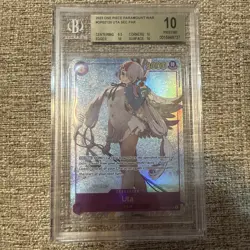 2023 One Piece Paramount War English UTA Sec Alt Art # OP02-120 Pristine BGS 10 - Image 3
