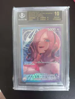 BGS 10 BLACK LABEL - One Piece OP06-042 Vinsmoke Reiju Alt Art Leader Japanese - Image 1