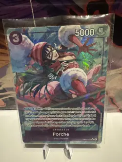 Porche OP07-072 500 years into the future. Super Rare Alt Art One Piece TCG NM - Image 1