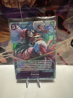 Porche OP07-072 500 years into the future. Super Rare Alt Art One Piece TCG NM - Image 2