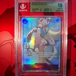 2023 One Piece Paramount War English UTA Sec Alt Art # OP02-120 Pristine BGS 10 - Image 1