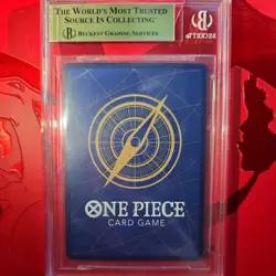 2023 One Piece Paramount War English UTA Sec Alt Art # OP02-120 Pristine BGS 10 - Image 2