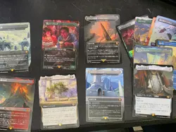 150+ Magic the Gathering LOTR Japanese Collector cards Mithril Coat and more - Image 1