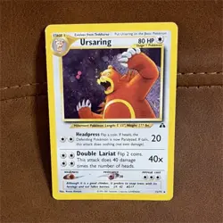 Pokemon Ursaring Neo Discovery Card 15/75 80 HP Nintendo English 2001 - Image 1