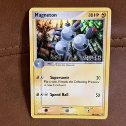 Pokemon Magneton EX Delta Species Card 48/113 80 HP Nintendo English 2005 - Image 1