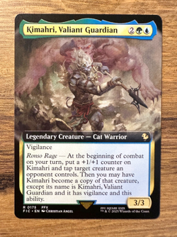 Magic MTG Final Fantasy Kimahri, Valiant Guardian #175 *NON-FOIL* Extended Art - Image 1