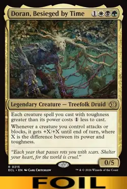 Doran, Besieged by Time ** FOIL ** #215 - Lorwyn Ecliped - NM MTG - Image 1