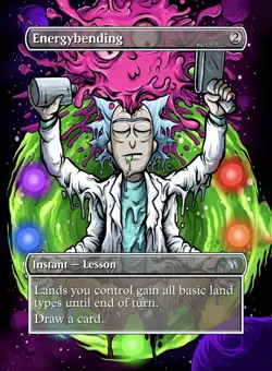 Custom Rick and Morty MTG Commander deck - Image 3
