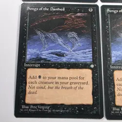 MTG 4x Songs of the Damned Ice Age Pauper Legacy Magic the Gathering x4 Lp - Image 2