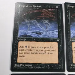 MTG 4x Songs of the Damned Ice Age Pauper Legacy Magic the Gathering x4 Lp - Image 4