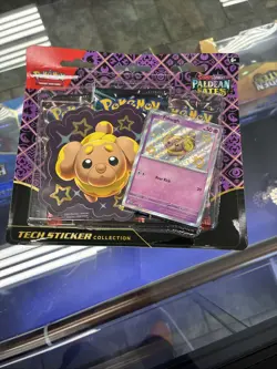 Pokemon Paldean Fates Tech Sticker Collection Fidough Sealed - Image 5