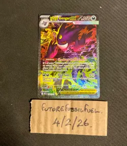 Ascended Hero’s English Mega Gengar EX 284/217 Pokemon Trading Card Game SIR - Image 3