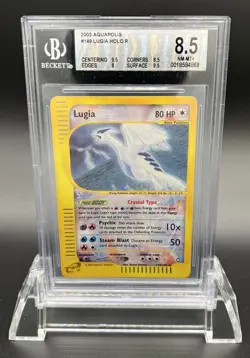 2003 Pokemon Lugia 149/147 Aquapolis Holo Beckett (BGS) 8.5 NM-MT+ NEW CERT! - Image 1