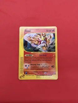 [NM] Entei H8/H32 Aquapolis Holo Rare eSeries Vintage Pokemon TCG Card - Image 1
