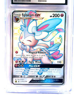 2019 POKEMON GEM MINT GRADE 10 # SV76/SV94 SYLVEON GX HIDDEN FATES AWESOME ! - Image 2